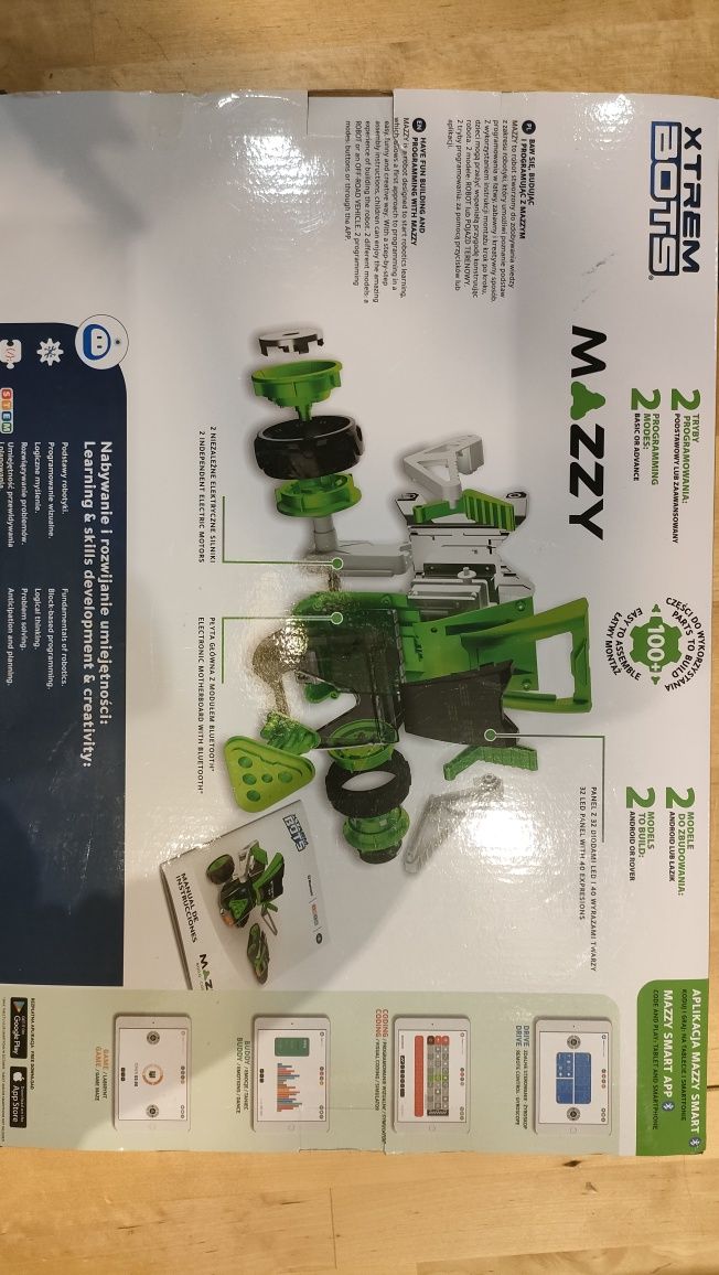 Xtrem Bots - Mazzy, robot z możliwością programowania