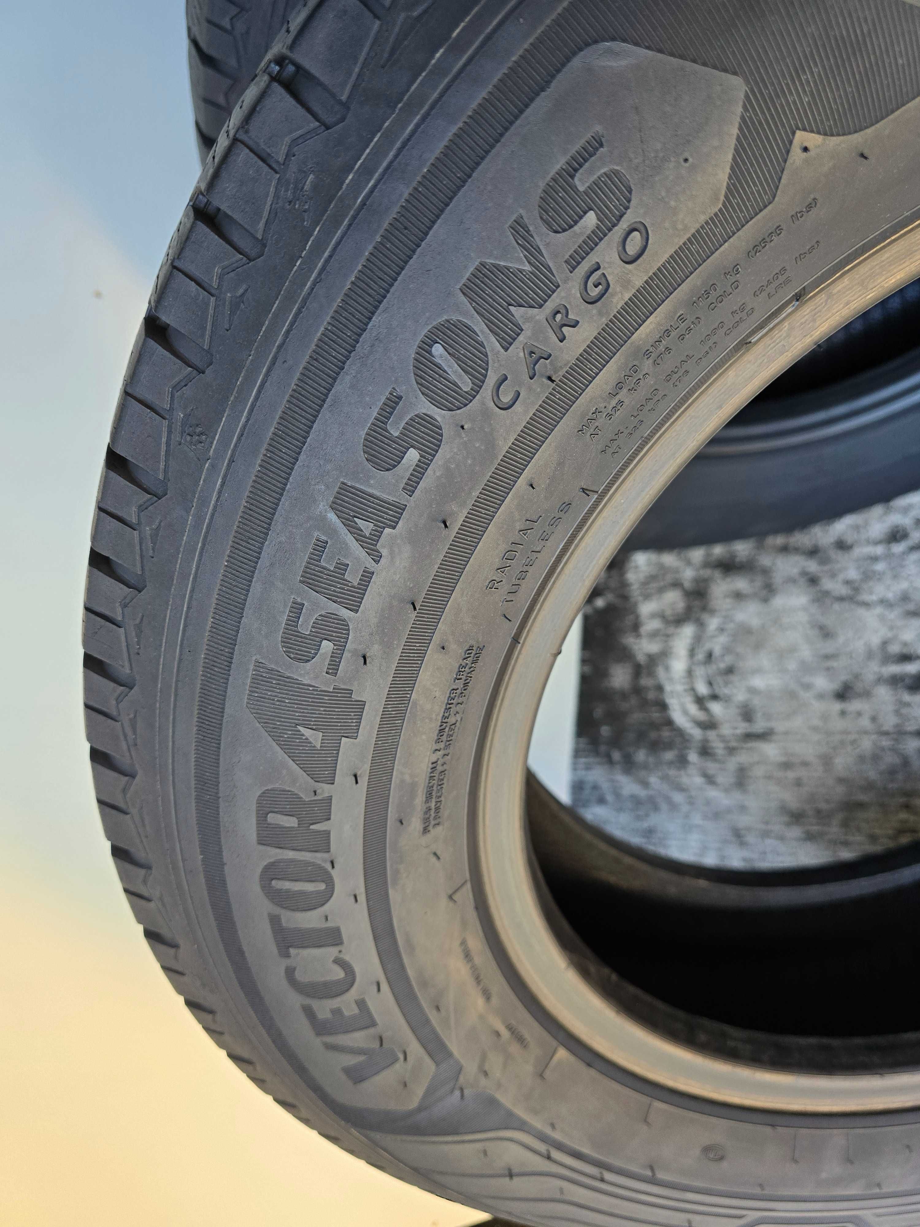 Sprzedam 2 opony 205/75 16" C Goodyear wielosezonowe 95% 2021r