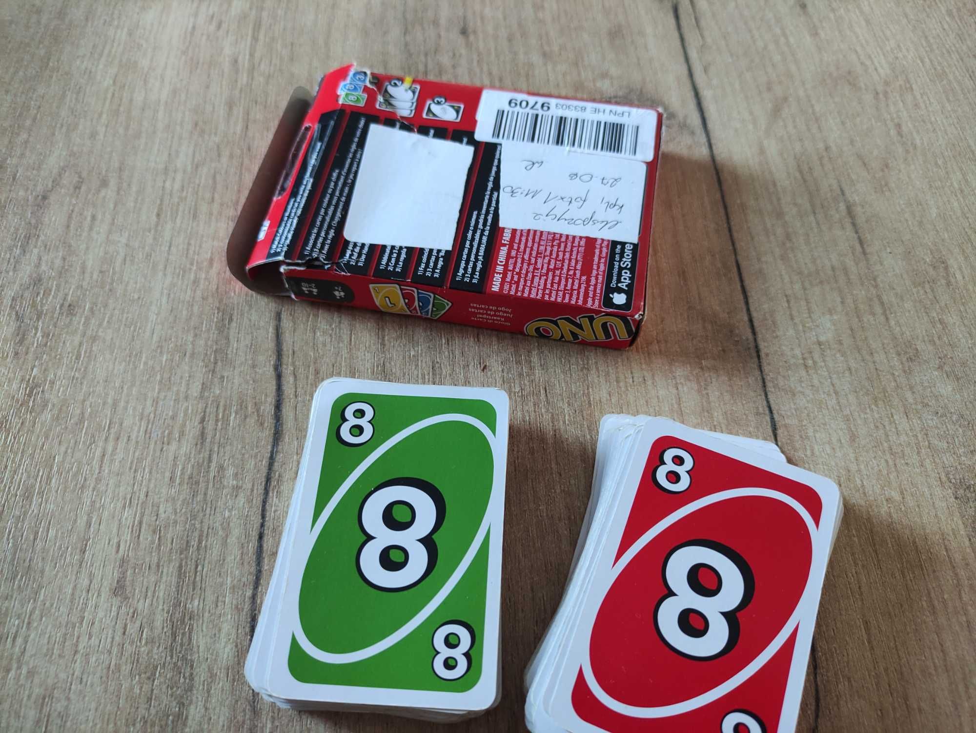 Uno gra karty do gry oryginalne mattel