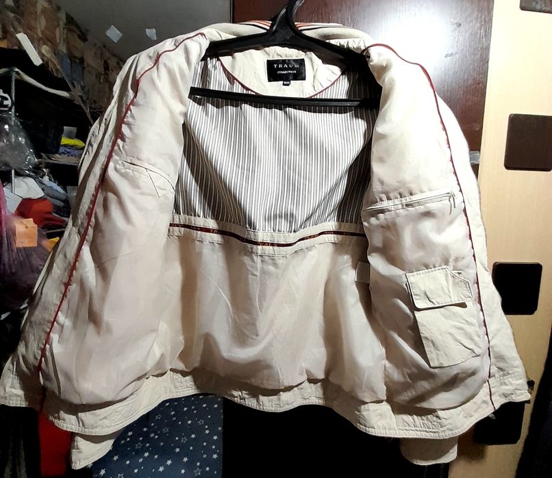 Стильная ветровка бомбер, мужская куртка весна-осень