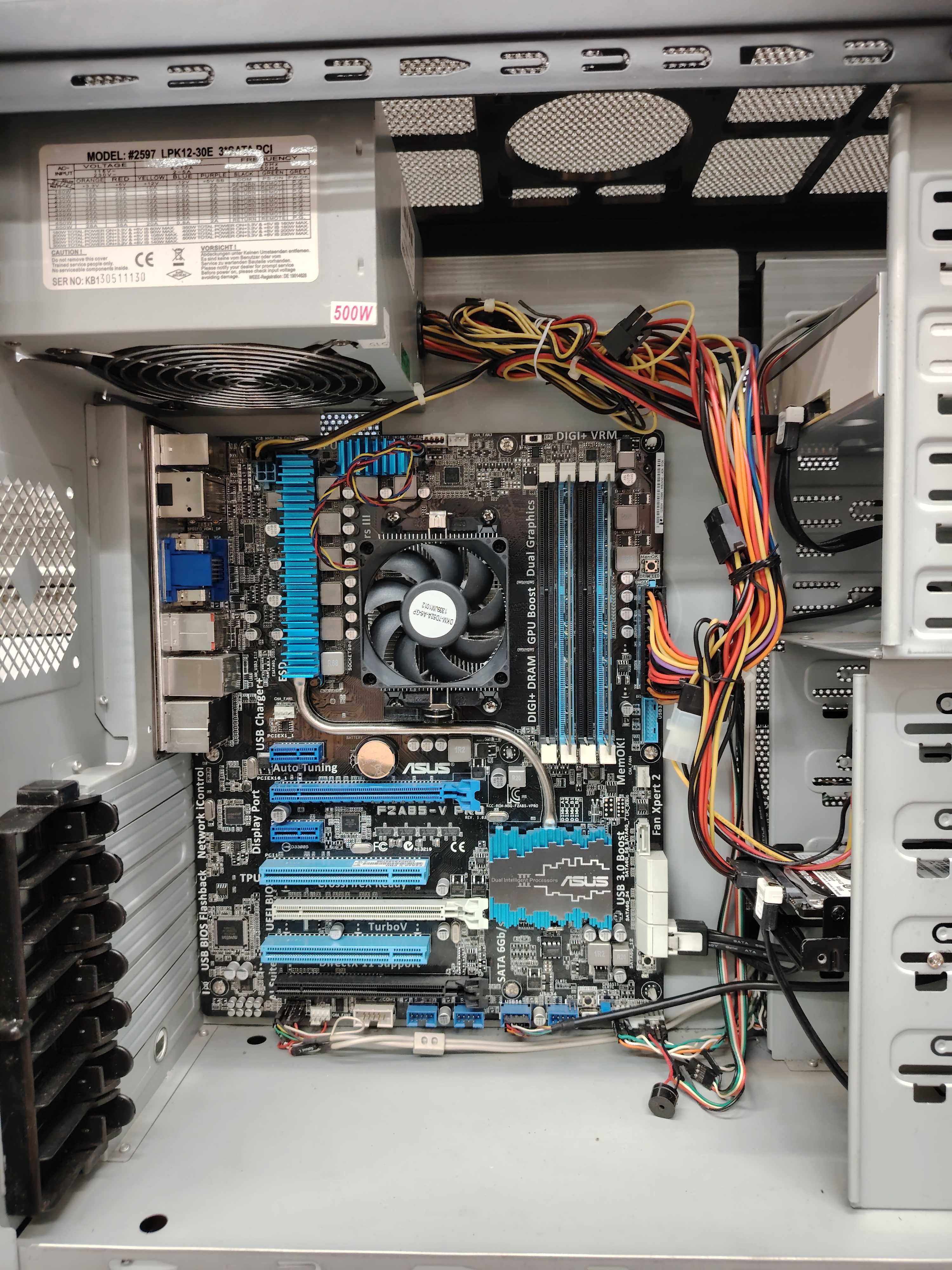 Computador Desktop ASUS c/ AMD 5400K - HDD 500G - RAM 16 GB
