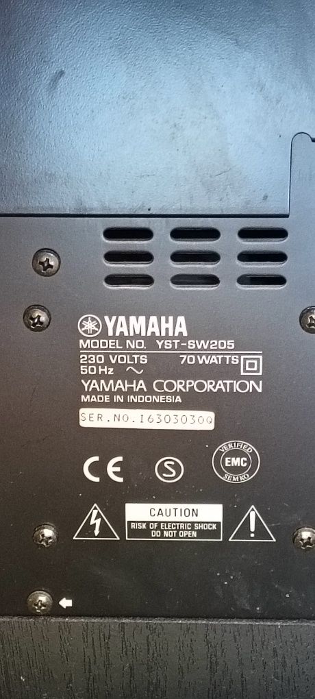 Subwoofer Yamaha Yst-Sw 205 - 150w