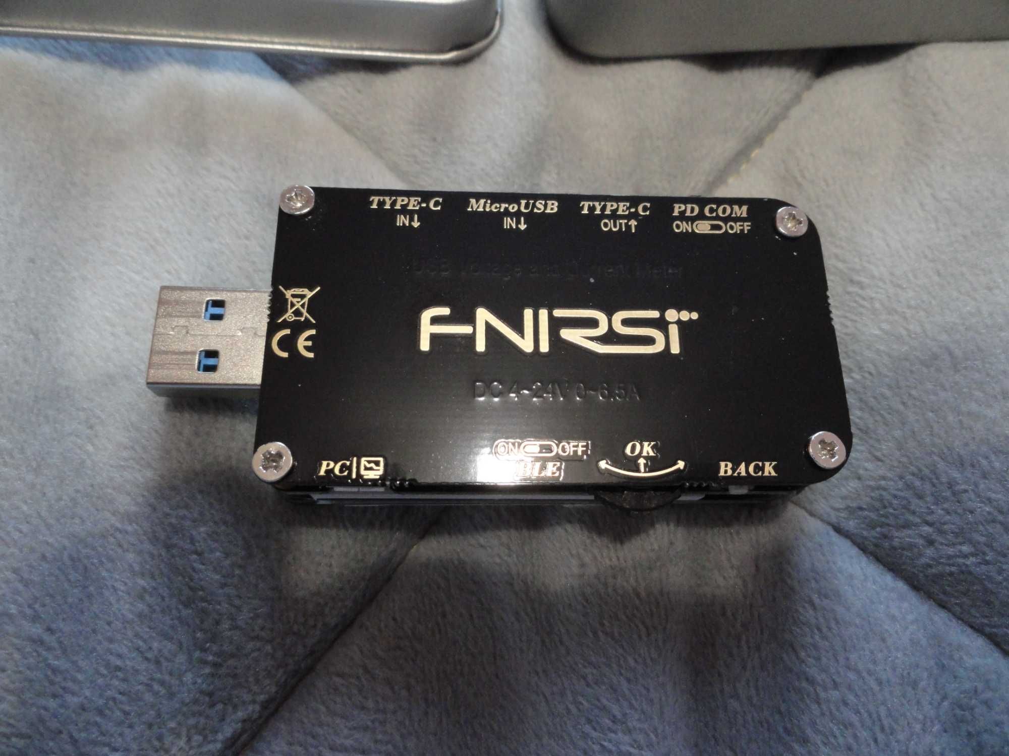 FNIRSI FNB48S USB тестер зарядних пристроїв