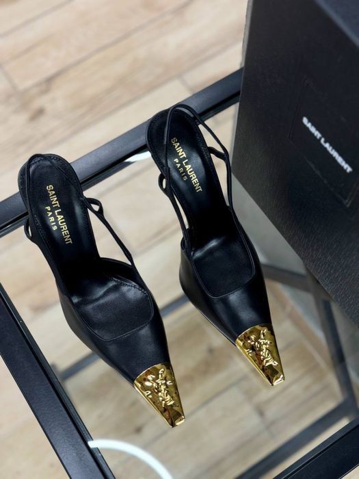 Босоніжки туфлі босоножки туфли лоран слингбеки ysl saint laurent