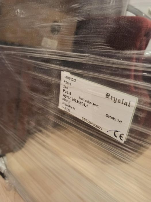 PILNIE! Zestaw 2szt. Wysokie lustro prostokątne.