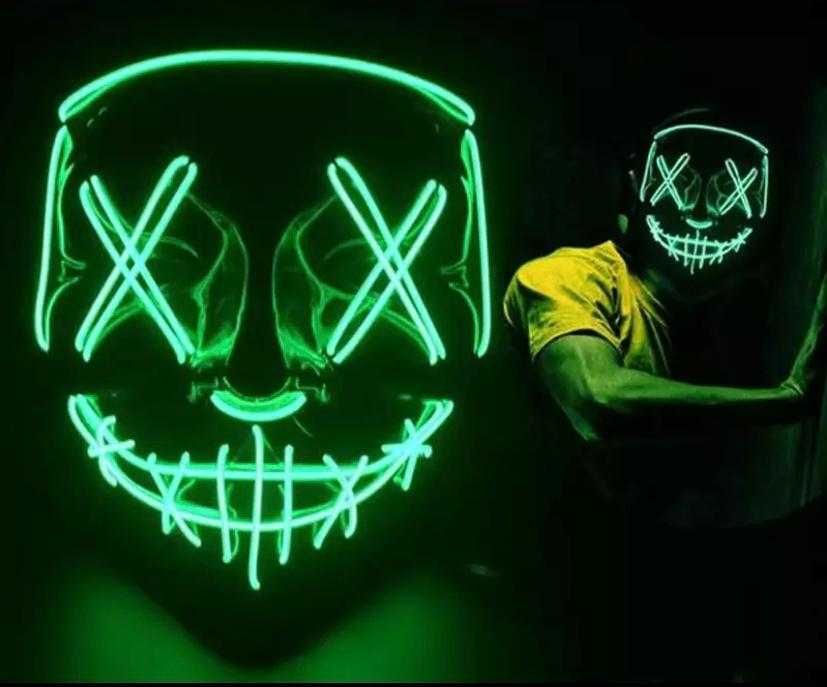 Máscara Neon verde