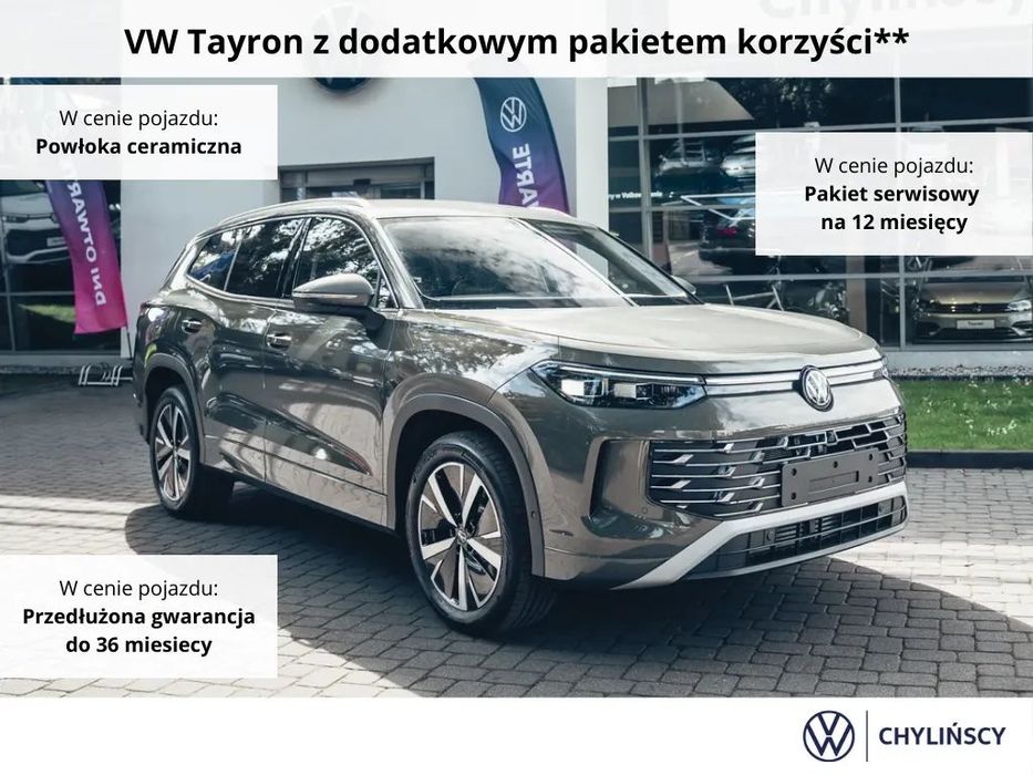 Volkswagen Tayron Nowy Tayron Elegance 2.0 TSI 4MOTION 150kW/204KM automatyczna, DSG 7-s
