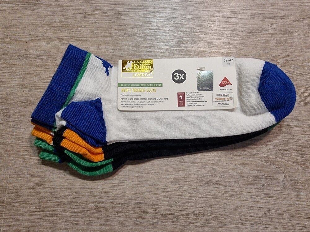Мужские носки носки для чоловіків Livergy & US grand polo 39-42 43-46