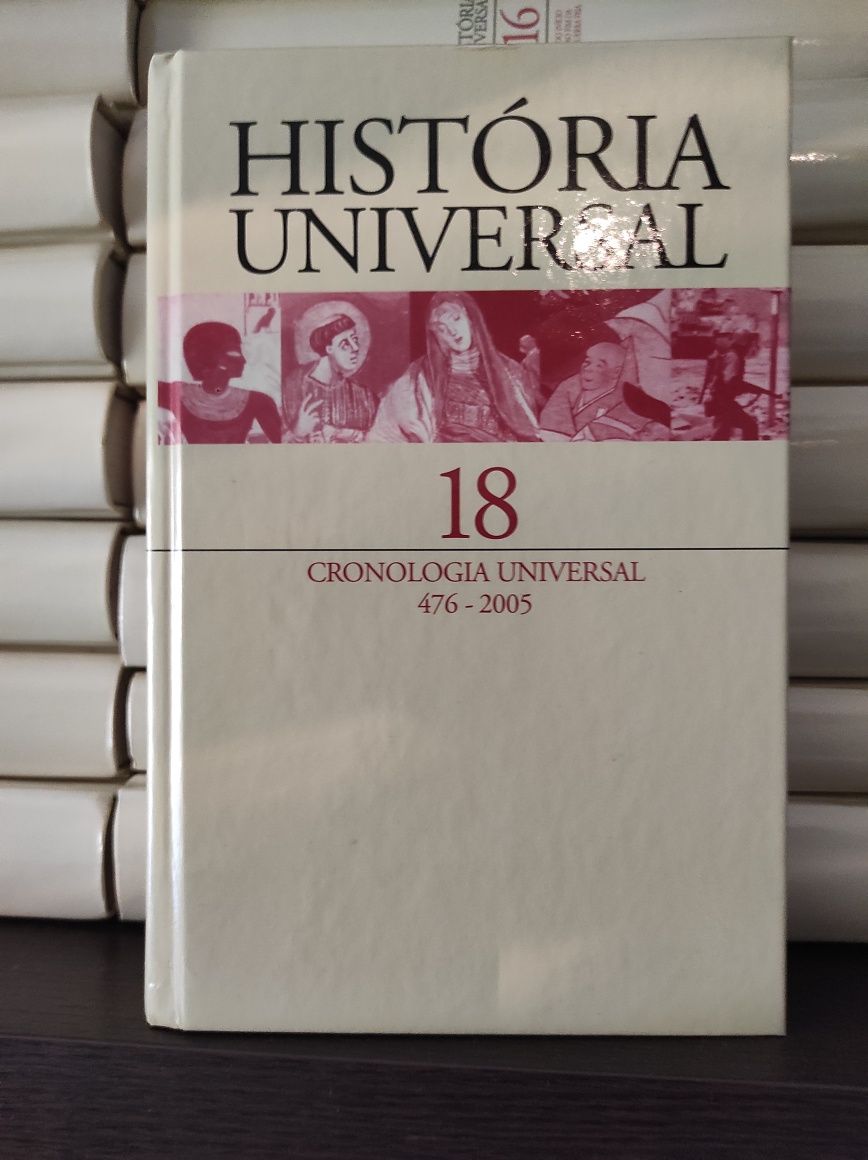 História universal - 18 volumes