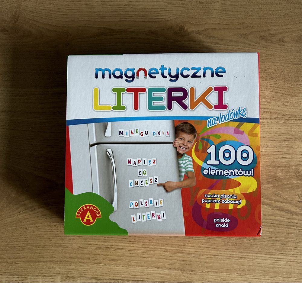 Magnetyczne literki 100 elementów