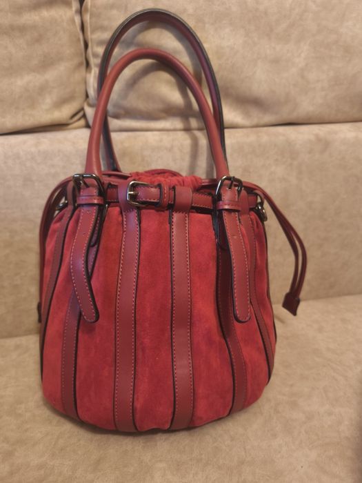 Сумка женская красная