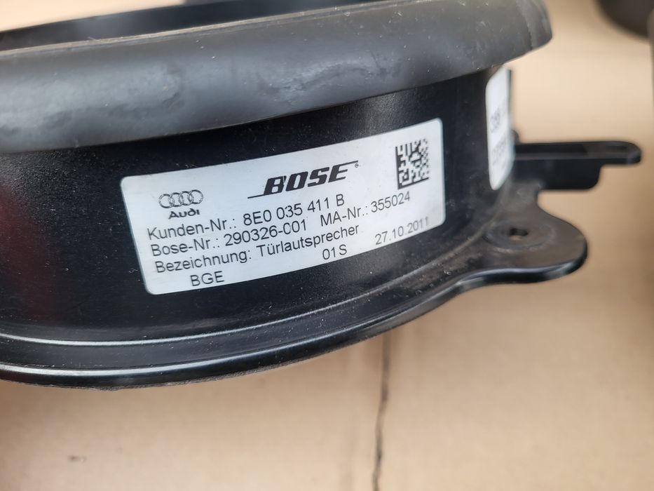 audi a3 8p bose głośniki komplet wersja 3 d