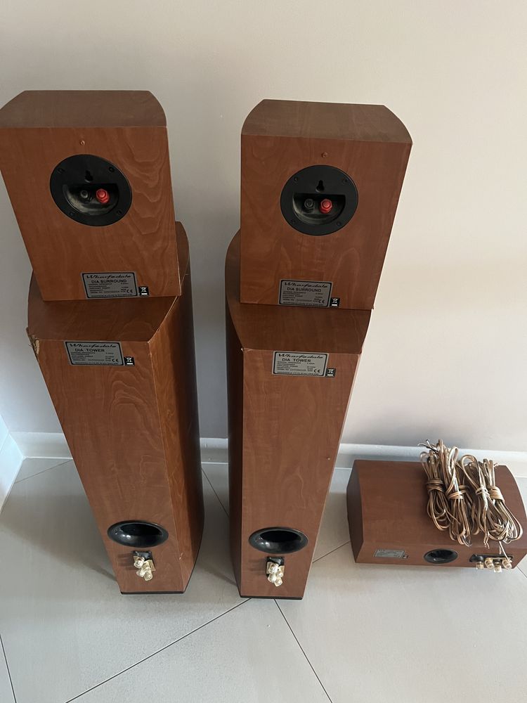 Kino domowe 5+1 aplitner MARANTZ  glozniki wharfedale