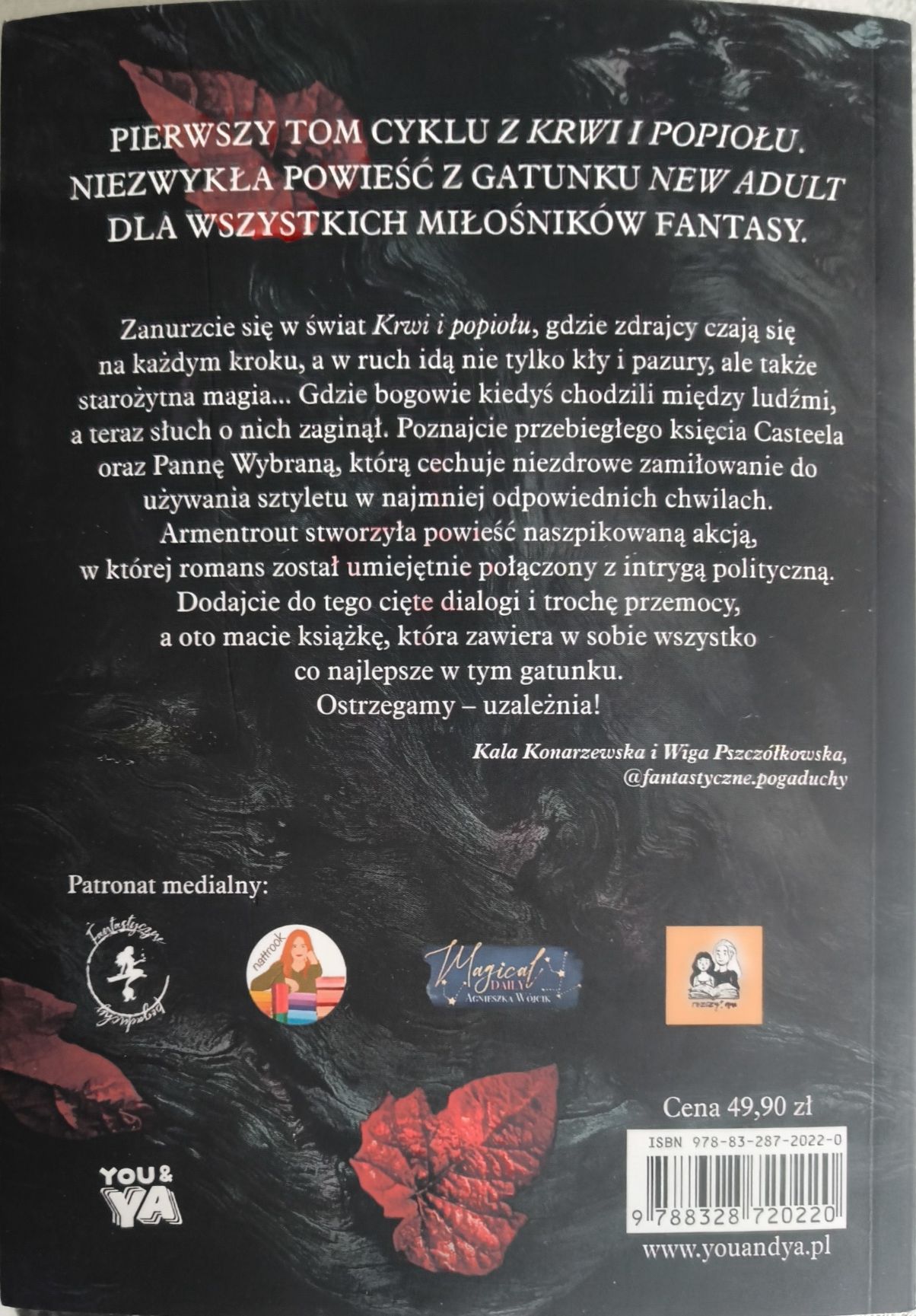 "Krew i popiół "-  J. L. Armentrout