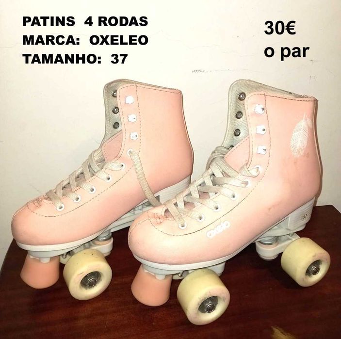 patins 4 rodas em bom estado
