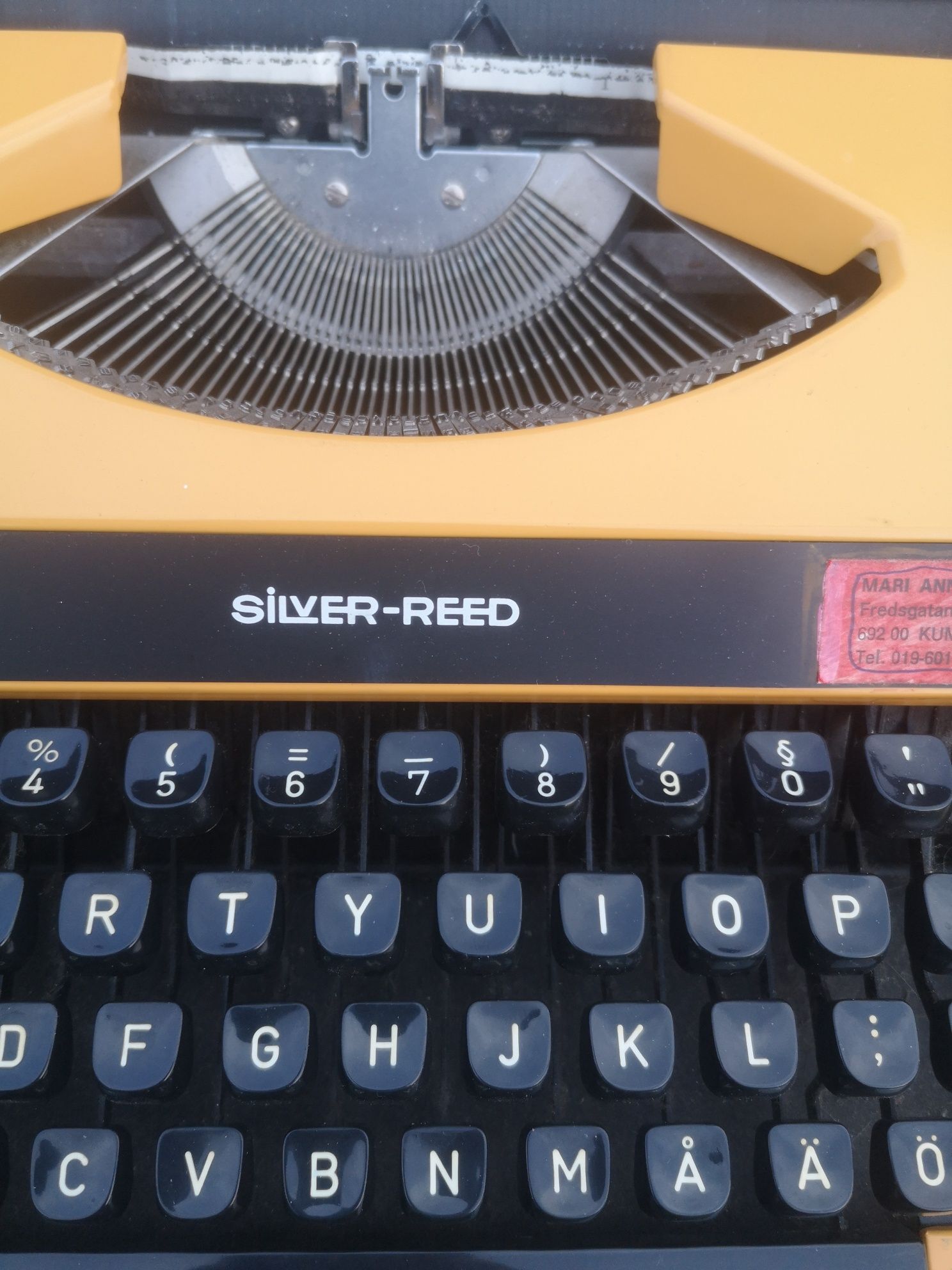 Maszyna do pisania silver reed
