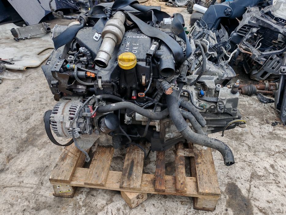 Двигун на nissan qashqai j10 1.5 DCI k9k d430