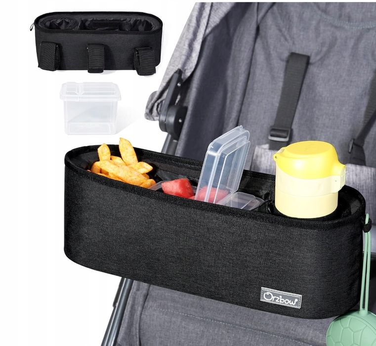 Orzbow Uniwersalna Taca Na Przekąski Do Wózka , Izolowany Uchwyt