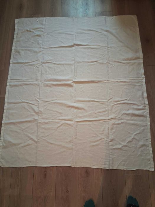 Prześcieradło białe wymary 155cm x 130cm