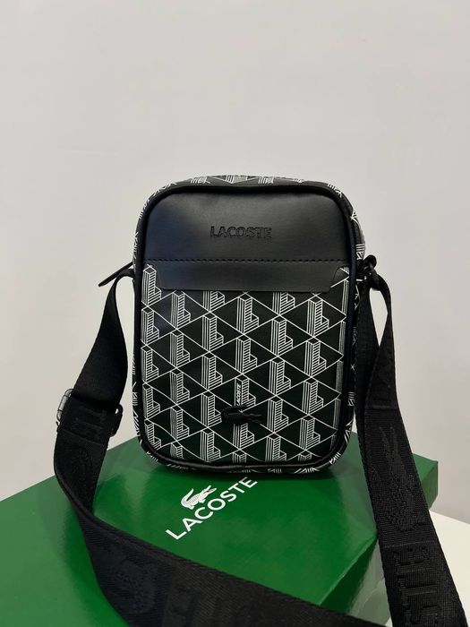 Мужская сумка через плечо Лакоста, барсетка Lacoste