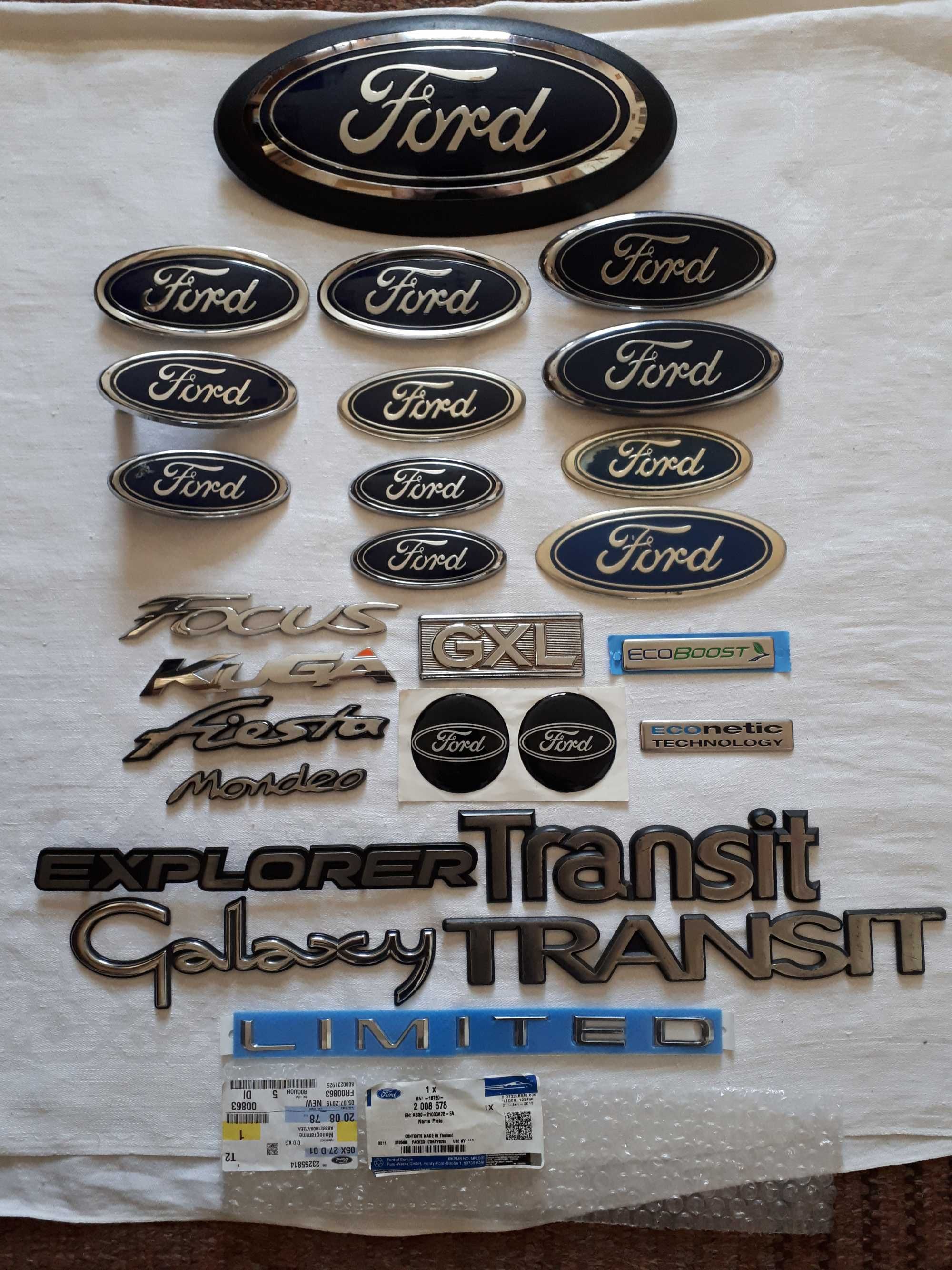 Эмблема значок Ford Fusion/Fiesta/Transit/Mondeo/S-MAX/F-150  Оригинал