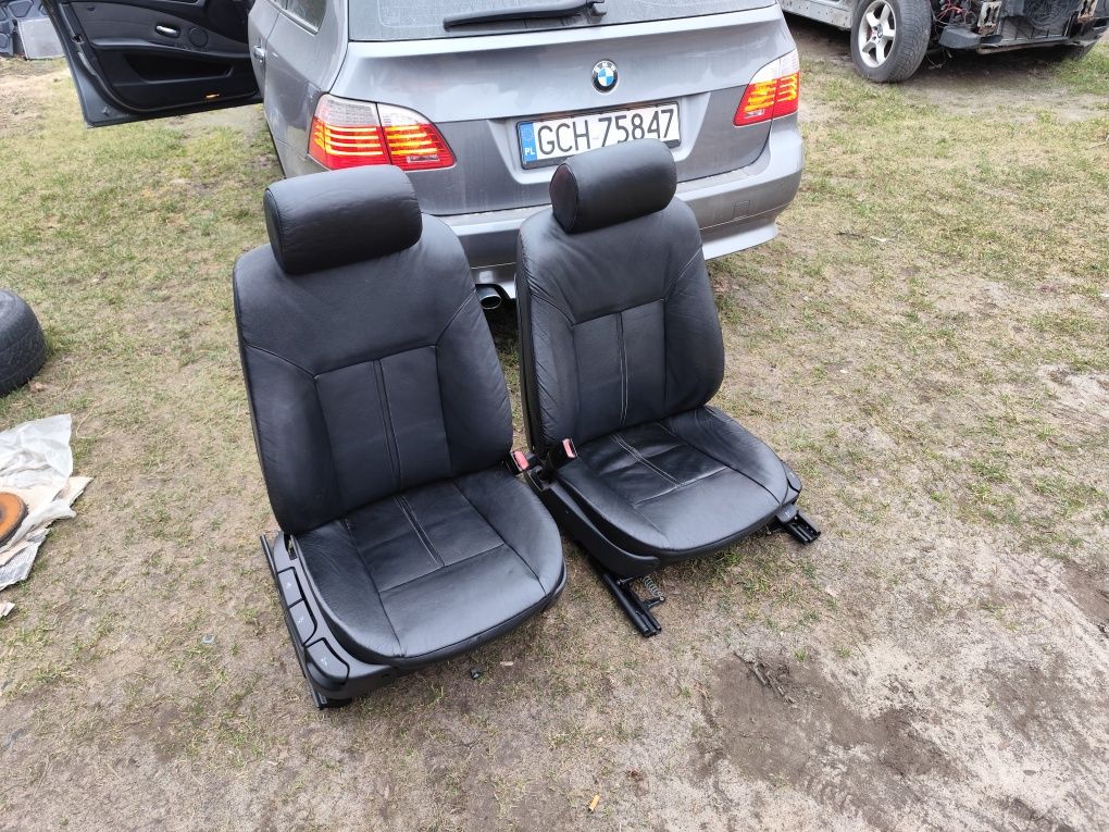 Skórzane fotele BMW E39