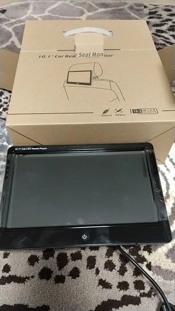 Enconto cabeça multimédia - 10.1" - Bluetooth - Touchscreen