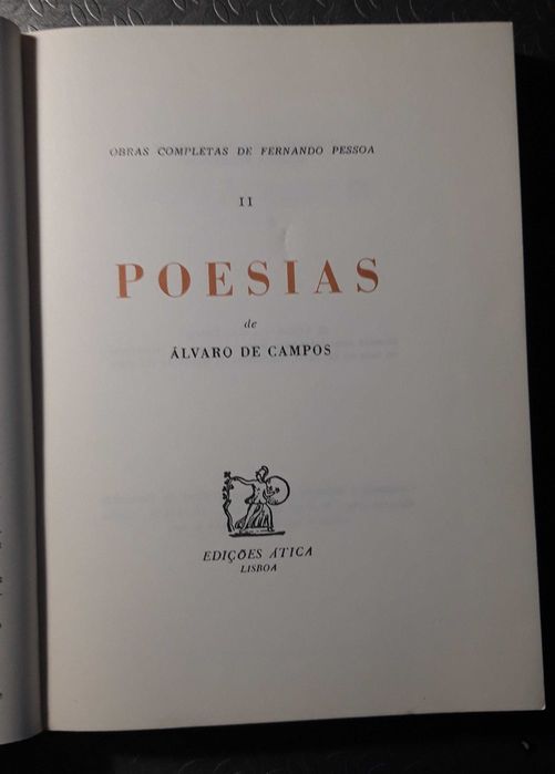 Livro Ref Par1 - Fernando Pessoa - Poesias de Álvaro Campos