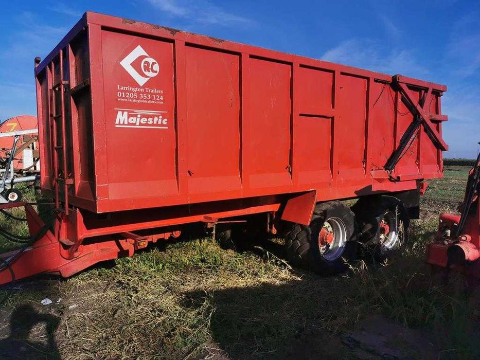 Przyczepa tandem, wywrotka, skorupowa