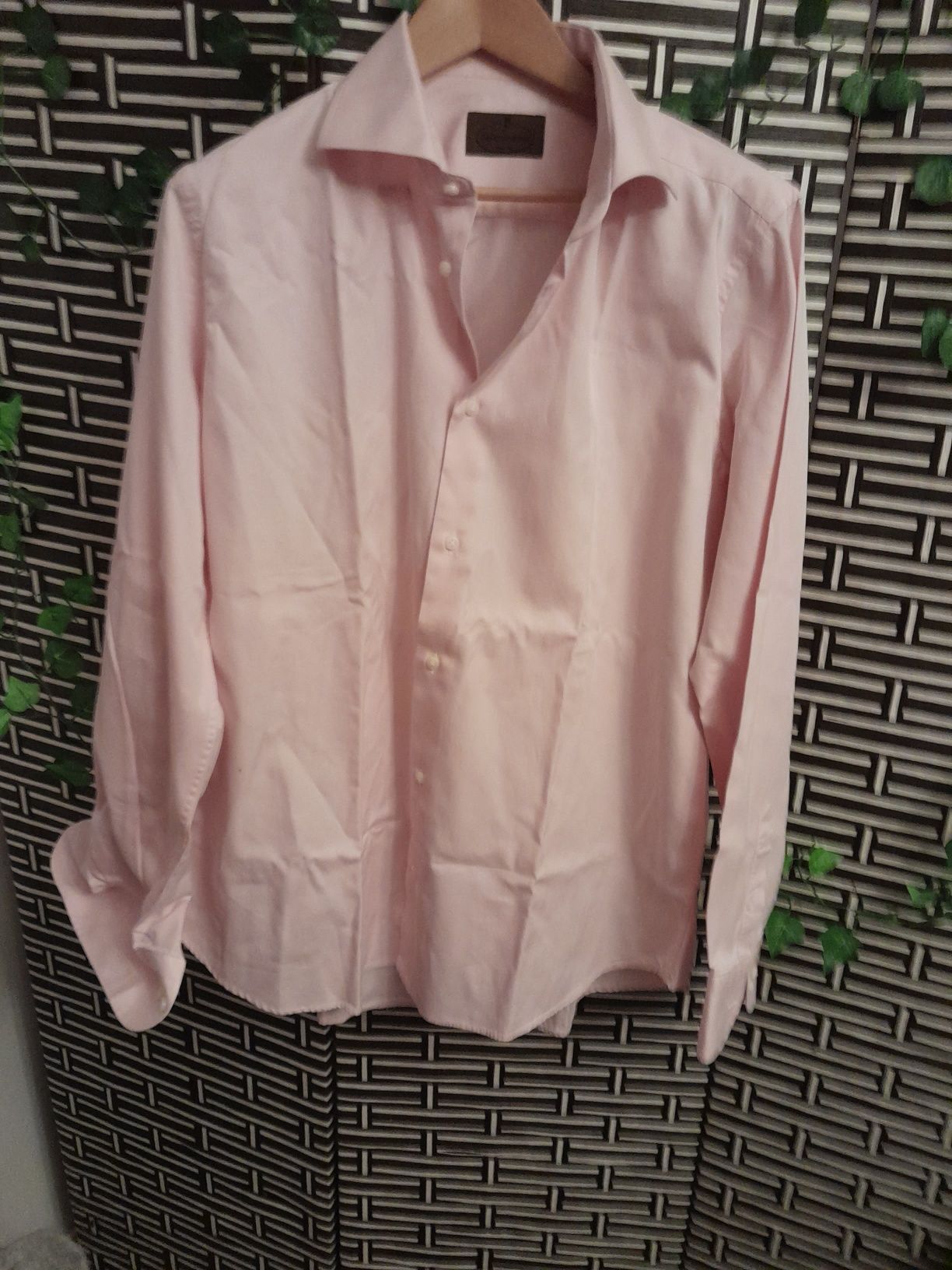 Camisa cor Cor de Rosa