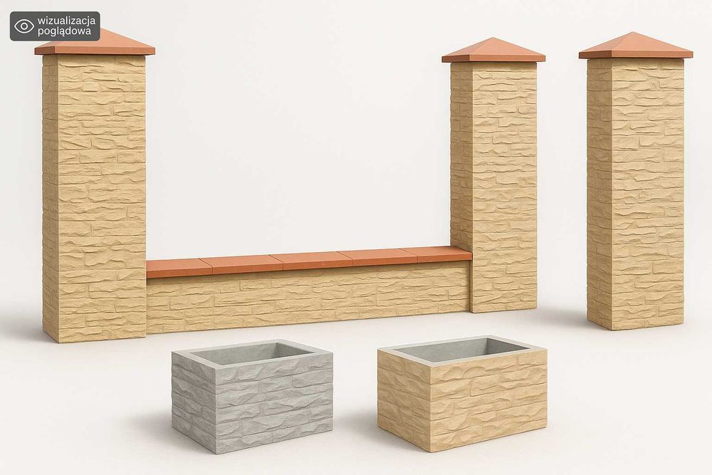 Betonowe ogrodzenia Alk-Bet: Styl i trwałość