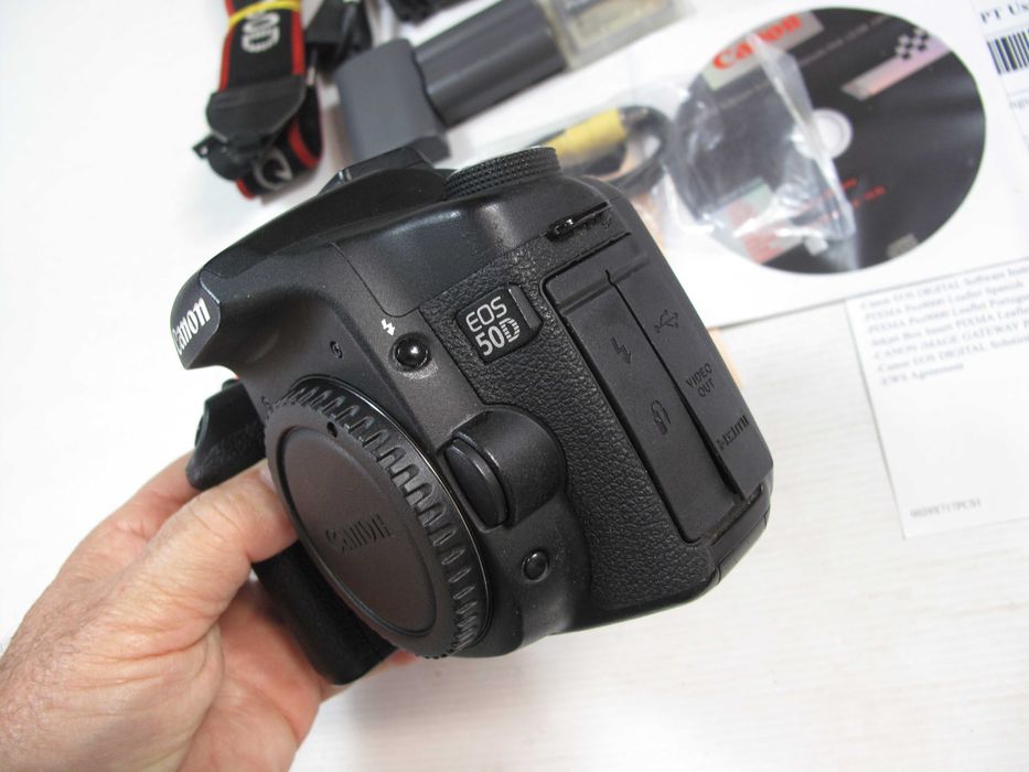 Canon 50D+18-55mm na caixa só 31 mil disparos - Como Nova