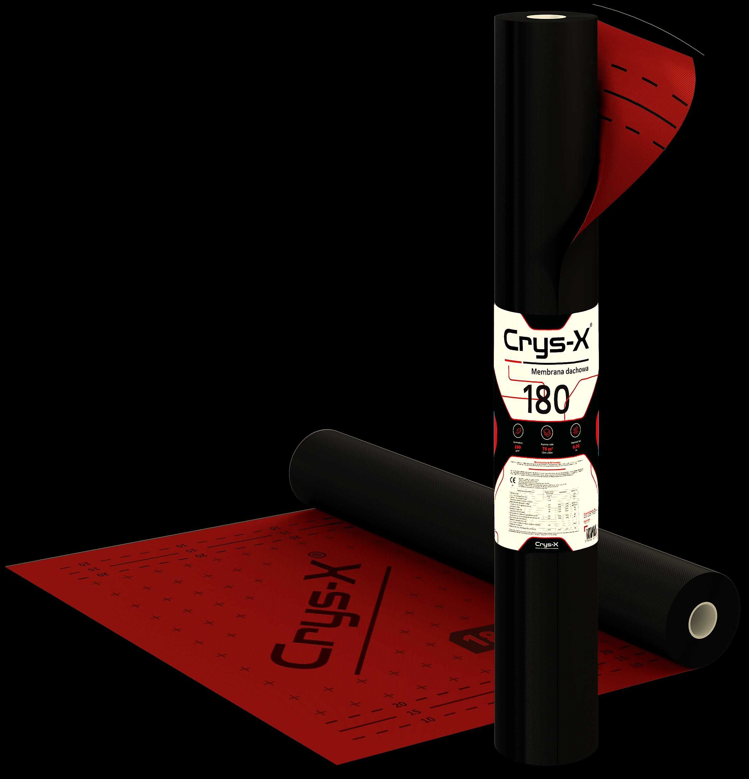 Membrana dachowa Crys-X 180 czerwona mocna | red strong roof membrane