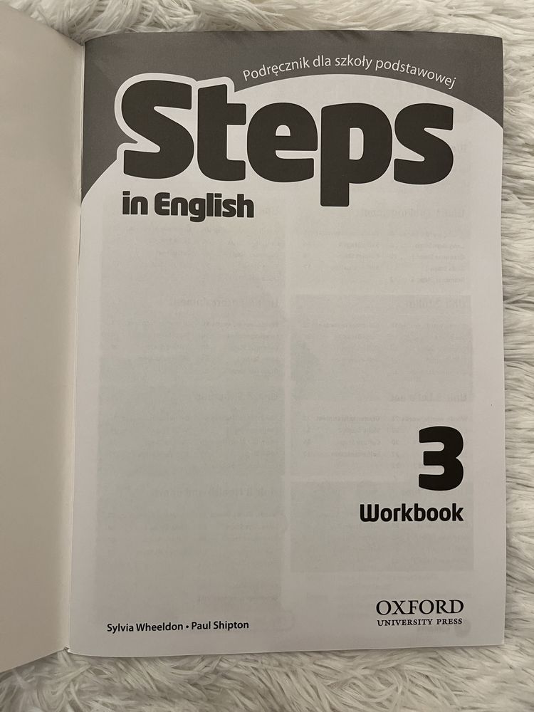 Steps in English 3 Workbook + CD
