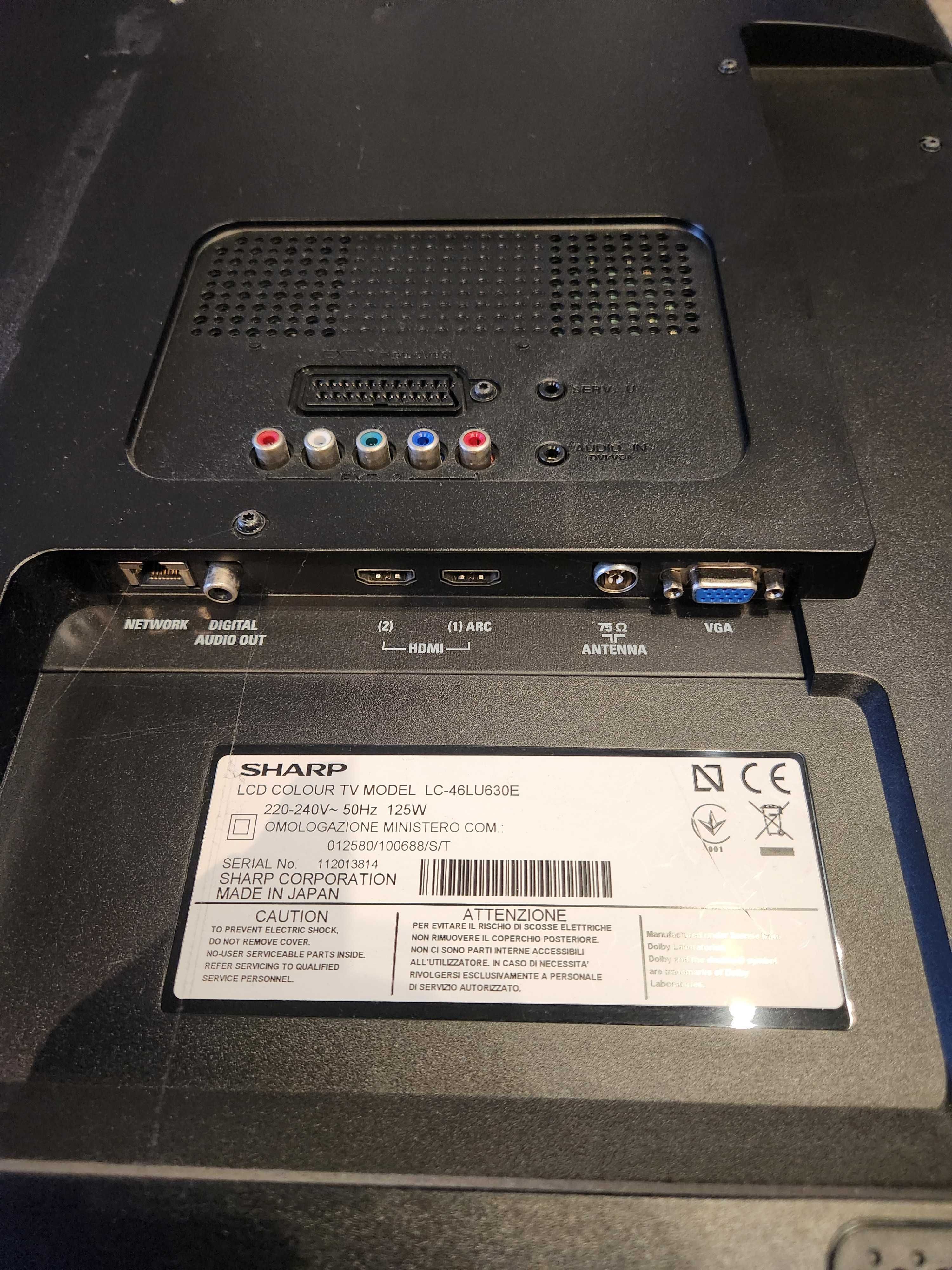 Sharp lc46lu630e
