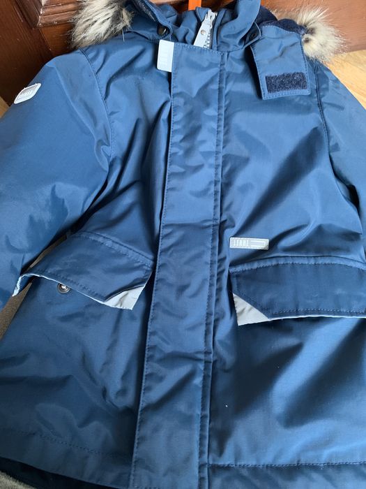 Куртка+штани зимові ленне 98 для хлопчика та напівкомбінезон комплект