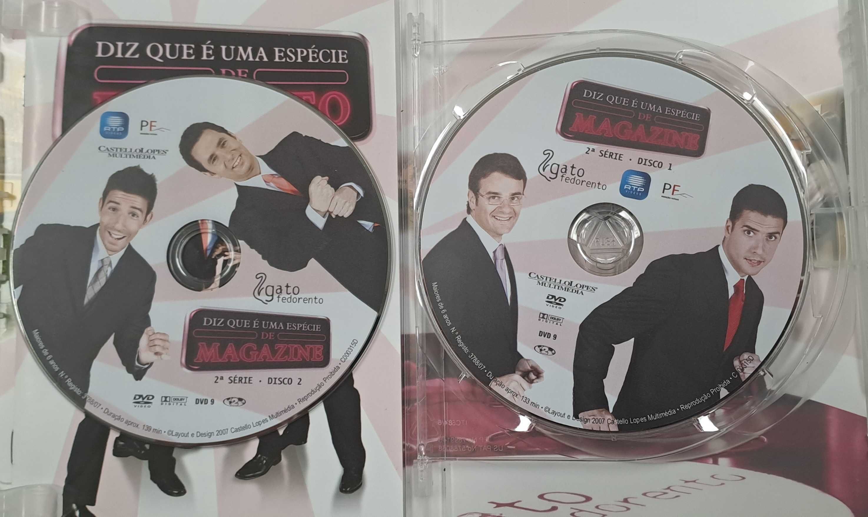Pack com 7 Séries do Gato Fedorento (14 DVD)
