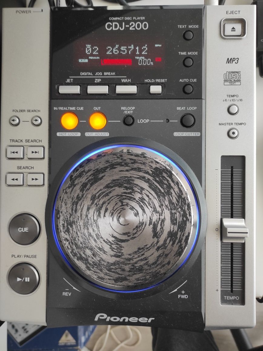 Leitor Pioneer CDJ 200 DJ MP3