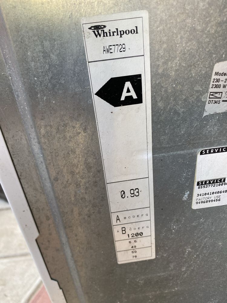 Whirlpool awe7729
