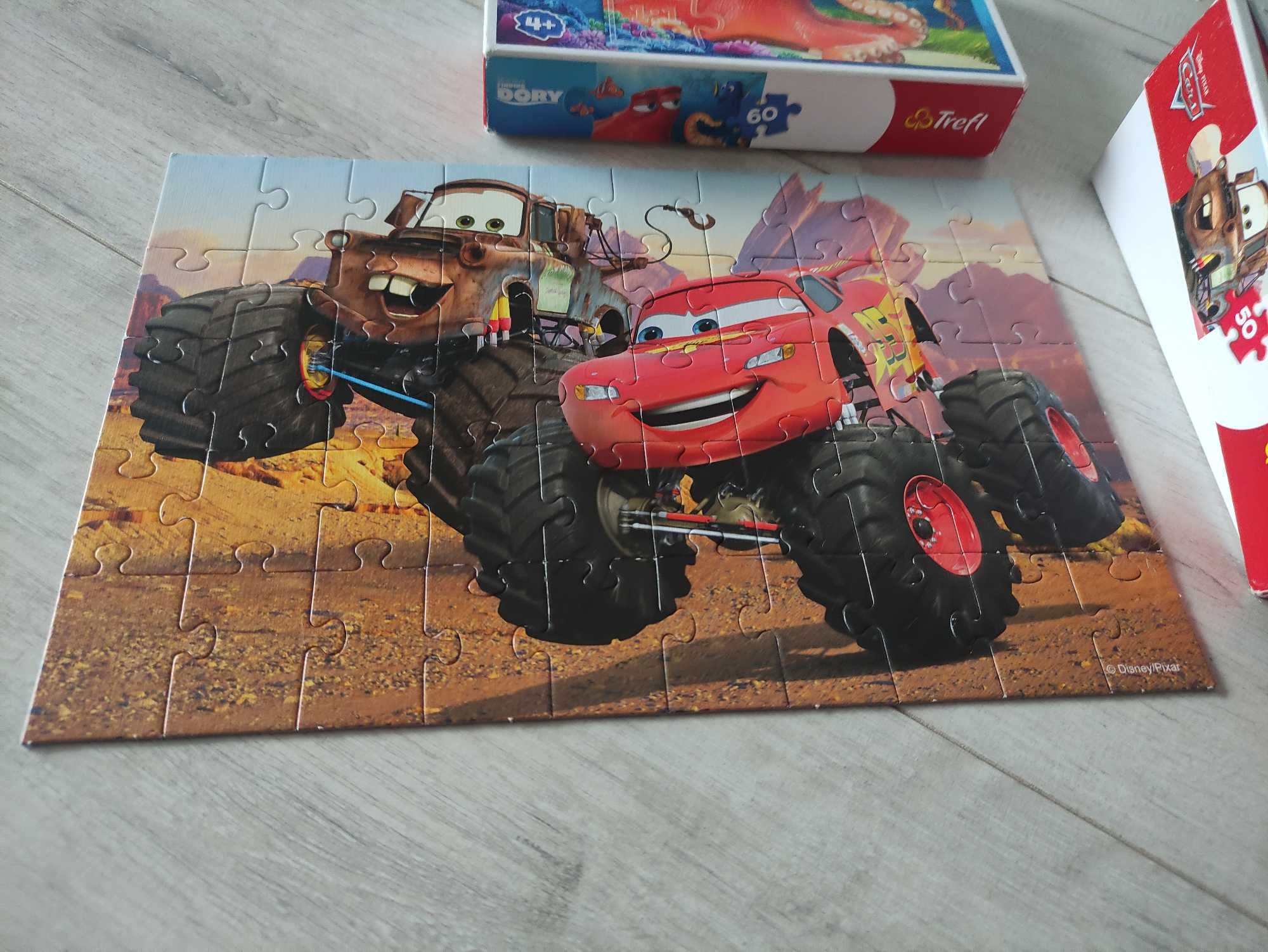 Puzzle Trefl Auta Auto Cars Disney Dinozaur Trefliki