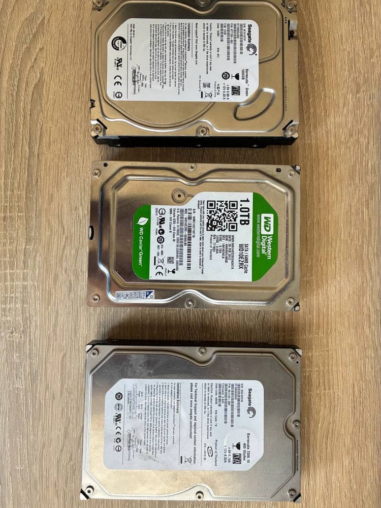 Жорсткі диски HDD  1 Tb після апгрейду ПК