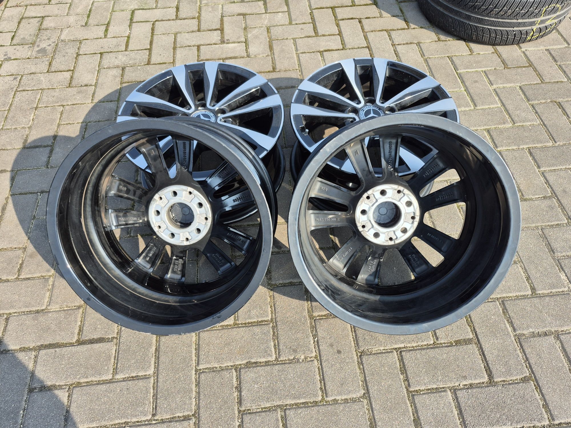 Felgi Alu Oryg MERCEDES CLK z Czujniki 2xSzerokość 5x112 17 Cali 7J 8J