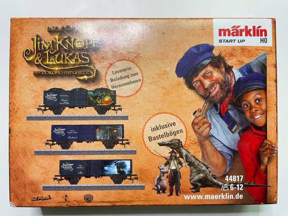 Märklin 44817 - Escala H0 - Conjunto «Jim Knopf» com três vagões