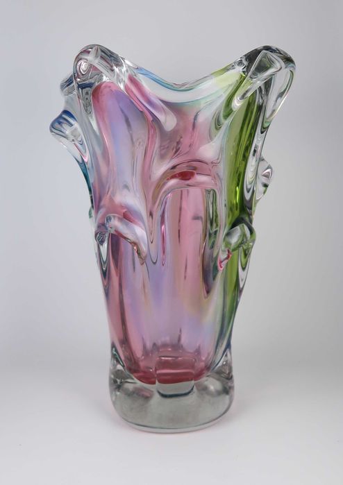 Grande Jarra em vidro da Marinha Grande - 34 cm