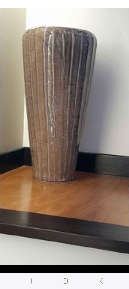 Vaso cerâmico decorativo novo