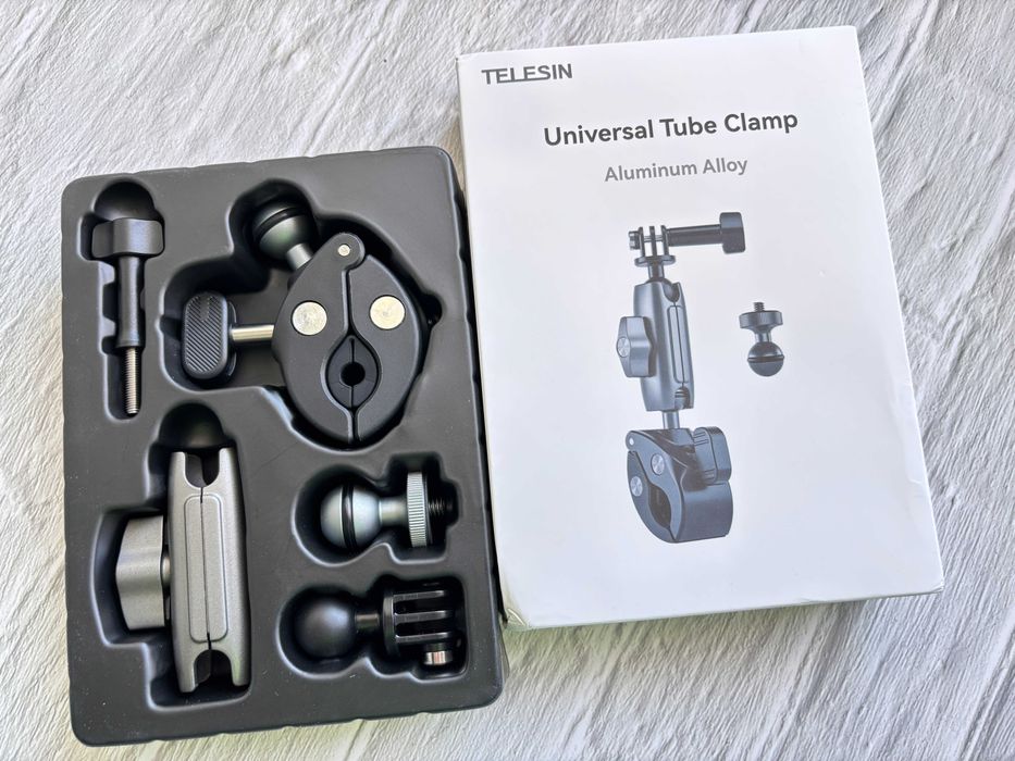 Якісне кріплення Telesin тримач зажим для монопода Insta 360 GoPro DJI