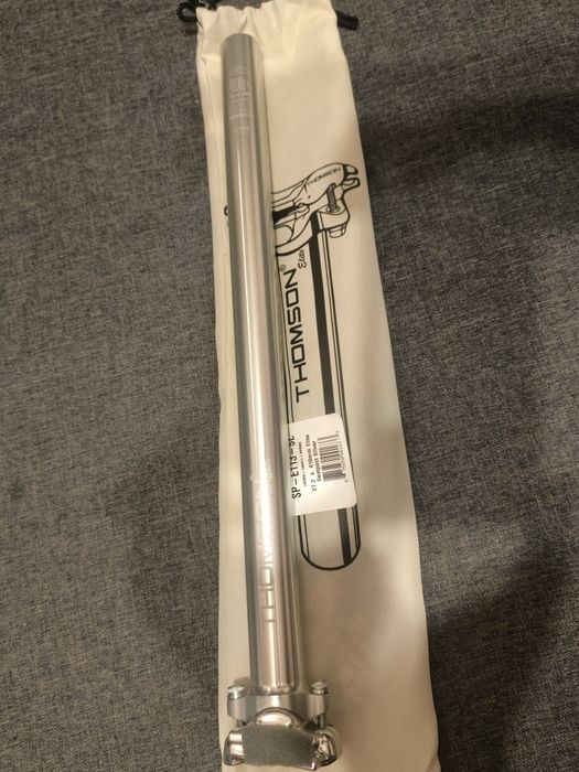 Nowa sztyca Thomson Elite 27,2 x 410mm Długa Srebrna