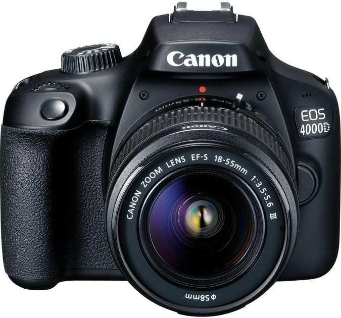 Фотоапарат дзеркальний Canon EOS 4000D BK 18-55 гарантія до 23.11.24