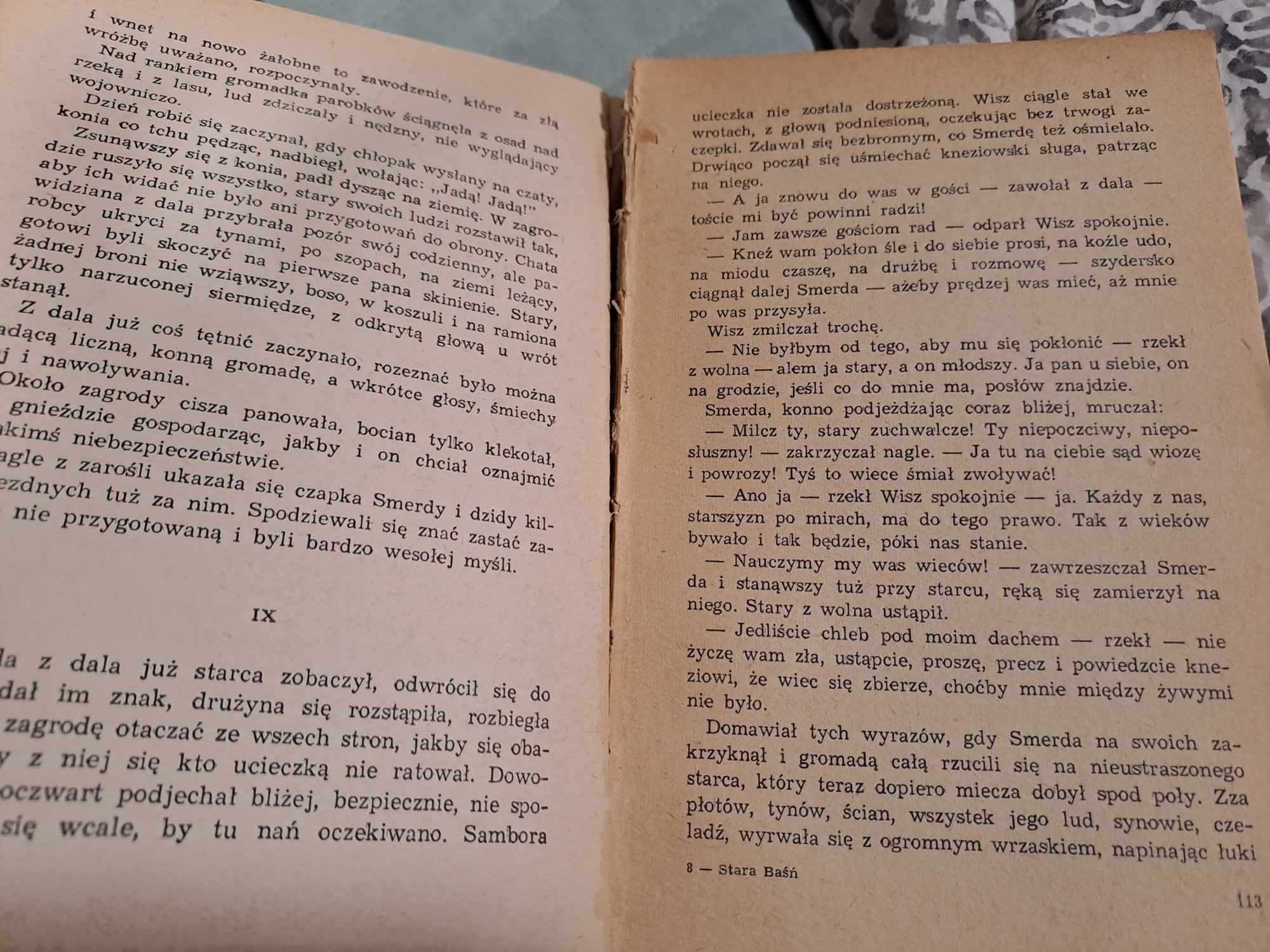 Stara baśń tom I i II Józef Ignacy Kraszewski 1962