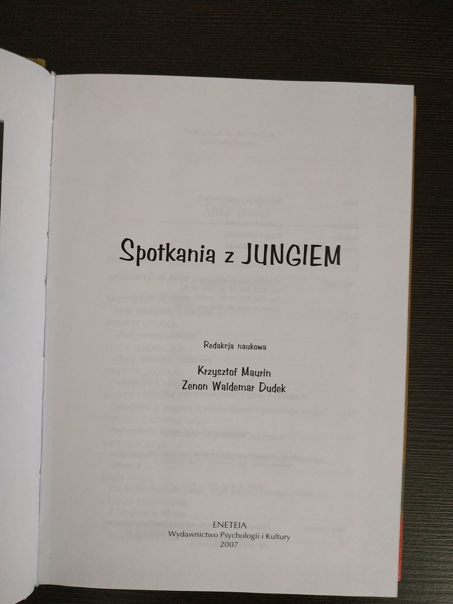 Książka spotkania z jungiem nowa wais tokarczuk